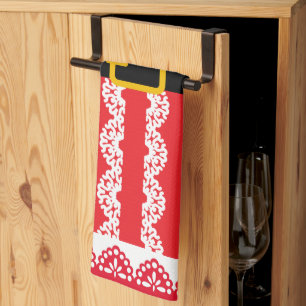 Personalised Santa Christmas Tea Towel