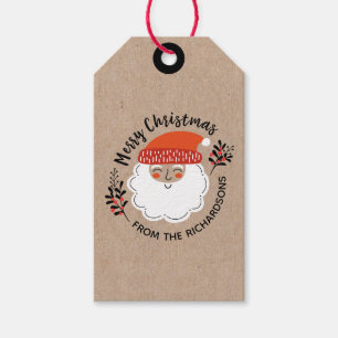 Personalised Santa Claus Christmas Gift Tags