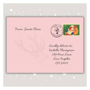 Personalised Santa Claus Envelope for Kids