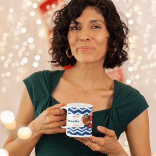 Personalised Santa Gift Tag Mug