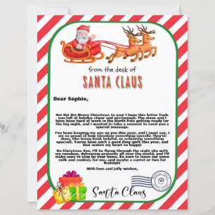 Personalised Santa Letter to Kids Custom Message