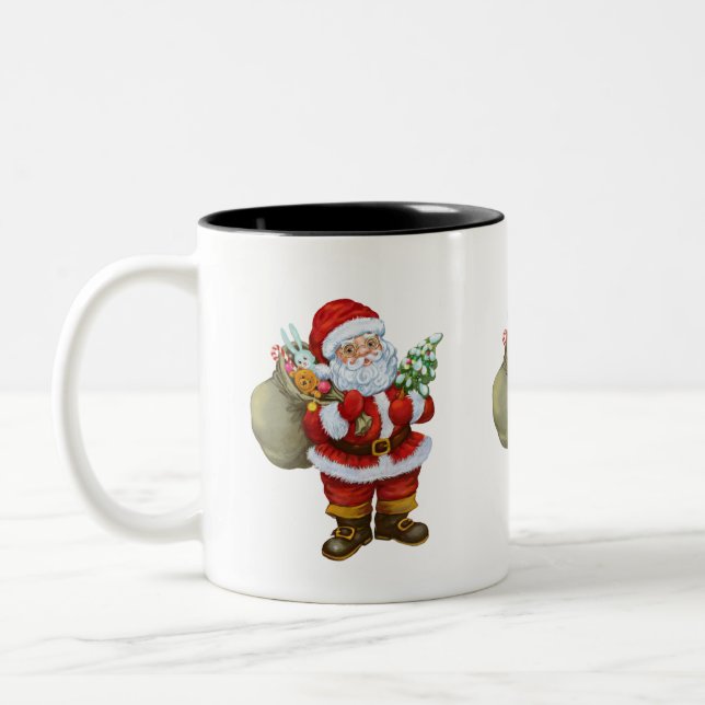Personalised Santa Mug (Left)