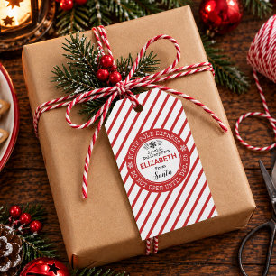 Personalised Santa North Pole Express Christmas Gift Tags
