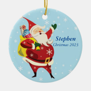 Personalised Santa Ornament