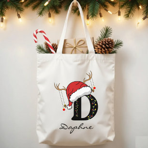 Personalised Santa Tote Bag for Teachers & Friends