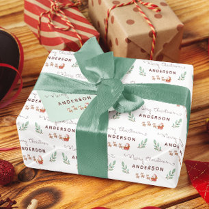 Personalised Santa Wrapping Paper