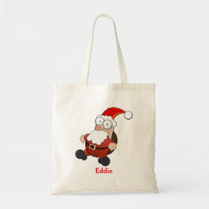 Personalised Santaclaus Christmas Holidays Tote Bag