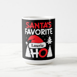 Personalised Santa's Favourite Ho Coffee Mug