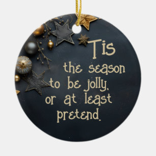 Personalised Sarcastic Christmas Ornament