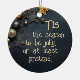 Personalised Sarcastic Christmas Ornament 