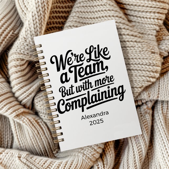 Personalised Sarcastic Coworker Gift Notebook (Creator Uploaded)