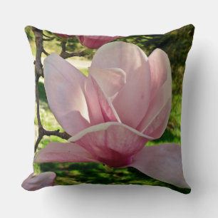 Personalised Saucer Magnolia Blossom  Cushion