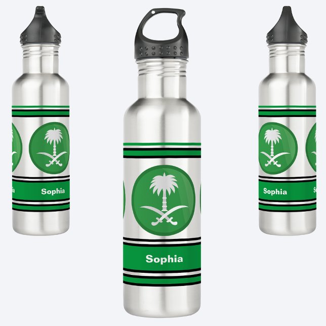Personalised Saudi Arabia Flag Back To School   710 Ml Water Bottle (Creator Uploaded)