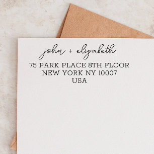 Personalised Save The Date Wedding Engaged Couple Self-inking Stamp