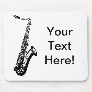 Personalised Saxophone Mouse Mat