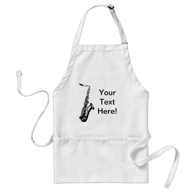 Personalised Saxophone Standard Apron (Front)