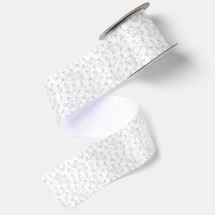 Personalised Scandinavian Gift Wrap Satin Ribbon