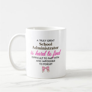 Personalised School Administrato Appreciation Gift Coffee Mug