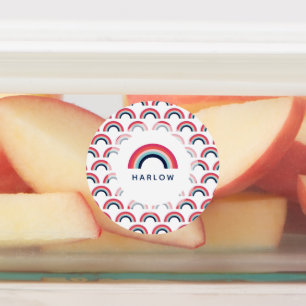 Personalised School and Camp Labels Rainbow