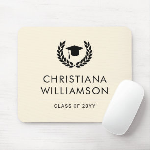 Personalised School and College Graduation Elegant Mouse Mat
