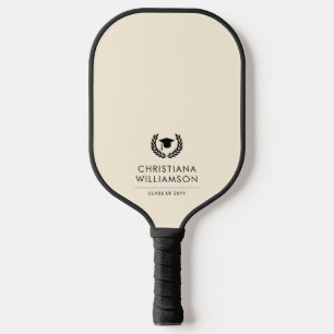 Personalised School and College Graduation Elegant Pickleball Paddle