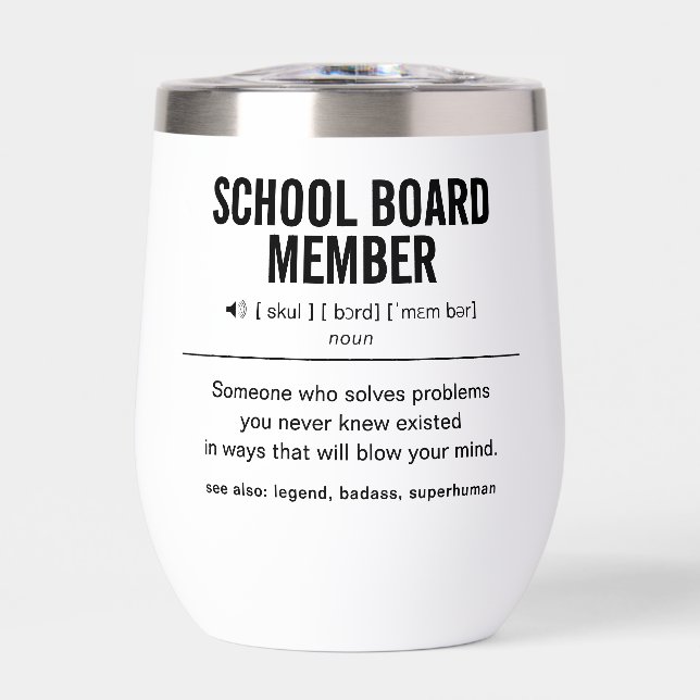 Personalised School Board Member Funny (Front)