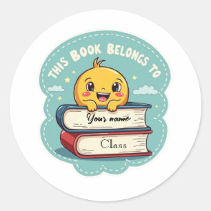 Personalised School Book Label Sticker