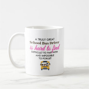 Personalised School Bus Driver Appreciation Gift Coffee Mug