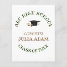 Personalised School College Graduation Celebration