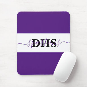 Personalised school colorblock mouse mat