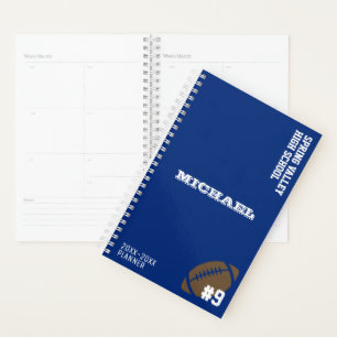 Personalised School Football Planner