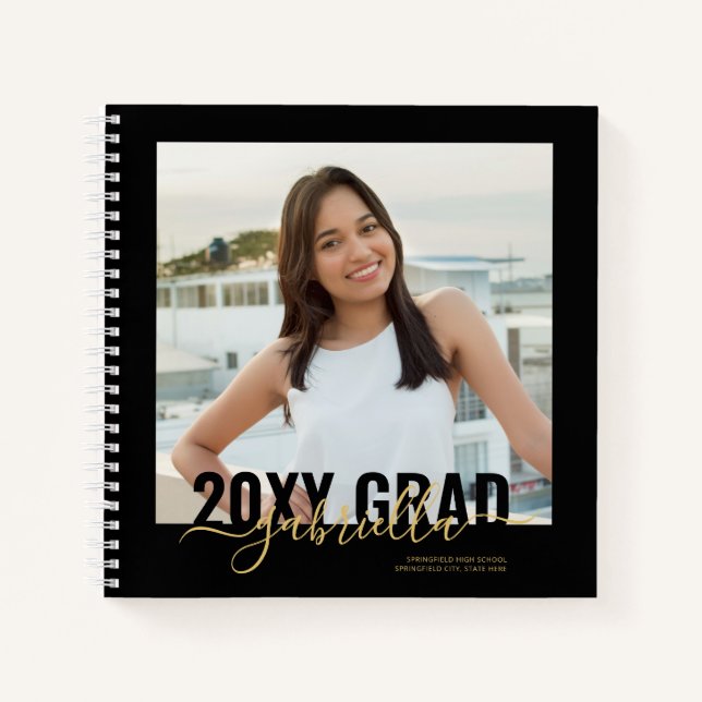 Personalised School Memories 2025 Graduation Notebook (Front)