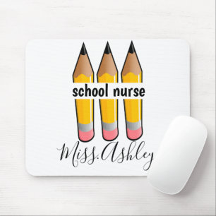 Personalised School Nurse Design Mouse Mat