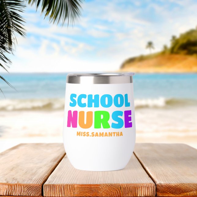 Personalised School Nurse Name (Beach)