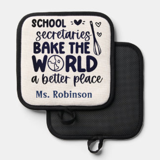Personalised School Secretary   Pot Holder