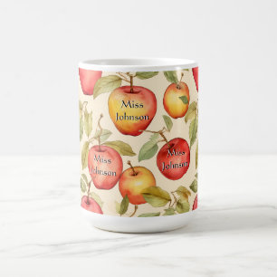 Personalised School Teacher Apple Mug