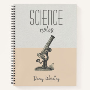 Personalised Science Class Notes Notebook