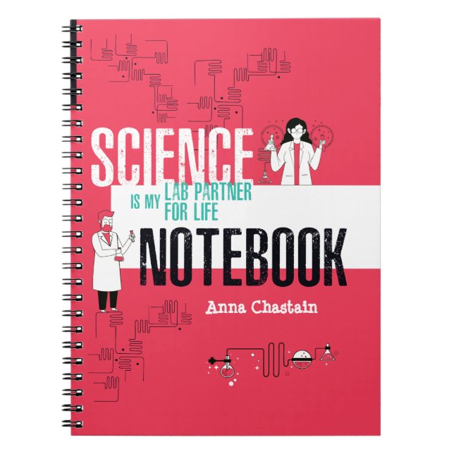 Personalised Science Physics Lab Notebook (Front)