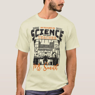 Personalised Science Teacher Shirt Graduation Gift