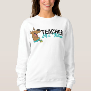 Personalised   Scooby-Doo Happy Face Teacher Sweatshirt