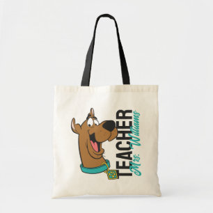 Personalised   Scooby-Doo Happy Face Teacher Tote Bag