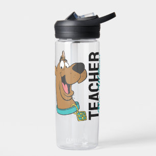 Personalised   Scooby-Doo Happy Face Teacher Water Bottle