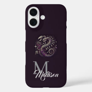 Personalised Scorpio Zodiac iPhone Case