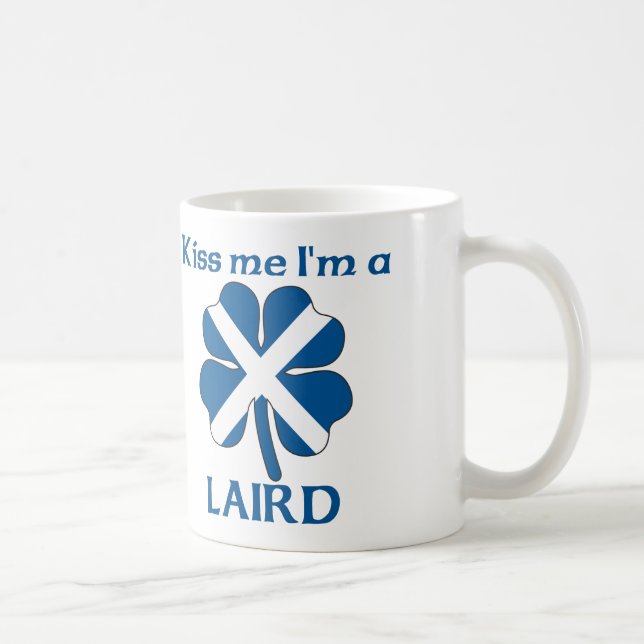 Personalised Scottish Kiss Me I'm Laird Coffee Mug (Right)
