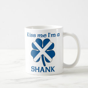 Personalised Scottish Kiss Me I'm Shank Coffee Mug