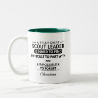 Personalised Scout Leader Appreciation