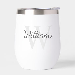 Personalised Script Monogram and Name