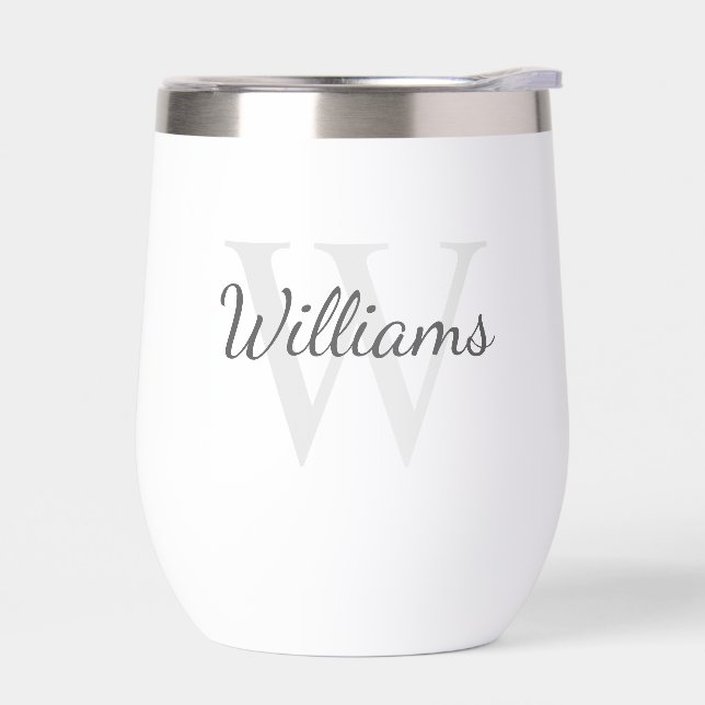 Personalised Script Monogram and Name (Left)