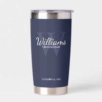 Personalised Script Monogram and Name Groomsmen
