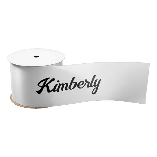 Personalised Script Name School Satin Ribbon (Spool)
